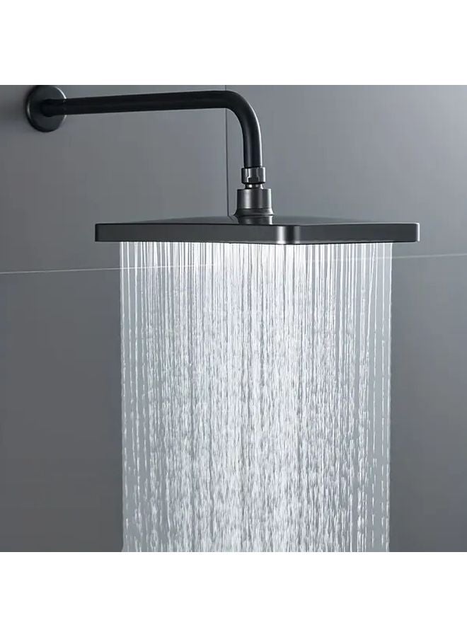 Reinforced Explosion Proof Shower Head High Pressure Black Square Design - Image 5